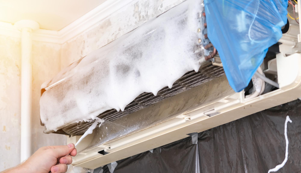 aircon chemical wash